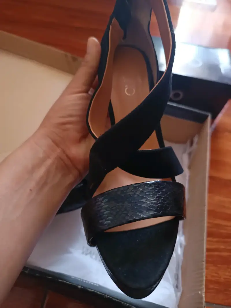 Zapatos de tacón Via Uno negros - 5