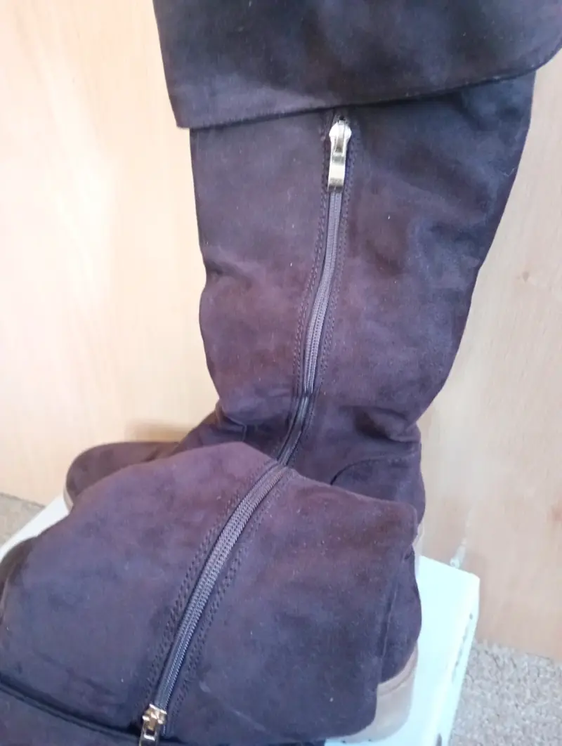 Botas de gamuza marrón - 4