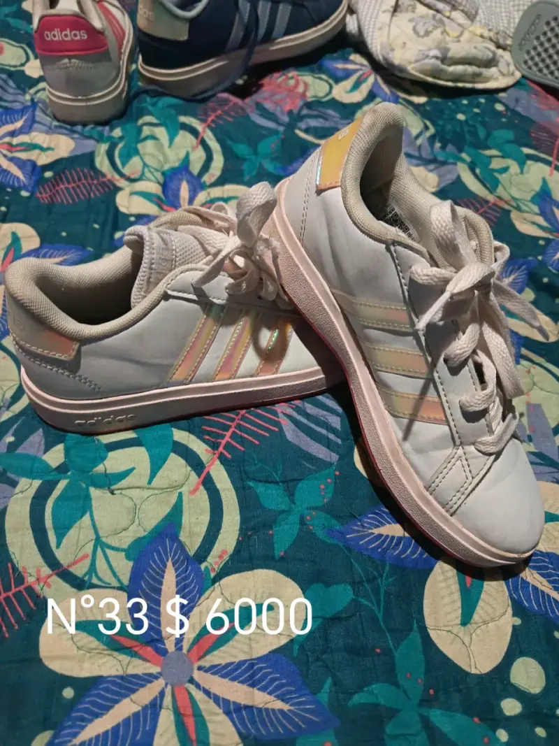 Zapatillas infantiles rosa N°32 - 2
