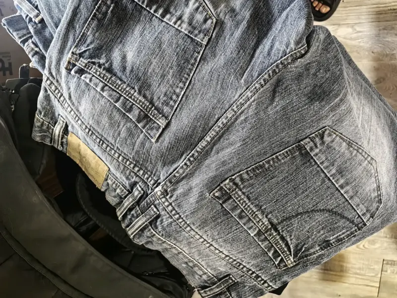 Jeans desgastados azul claro - 2