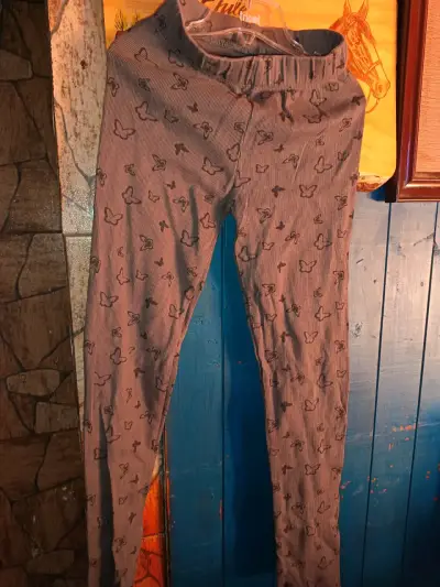Pantalones con estampado de mariposas - miniatura 1