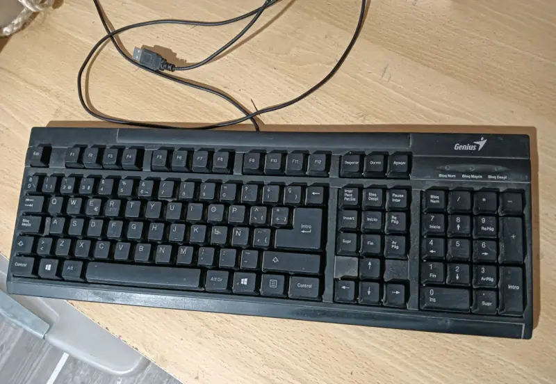 Teclado Genius USB negro