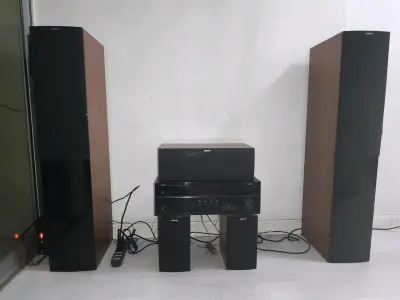 Home Theater Yamaha RX-V473 + Parlantes Jamo | Blu - miniatura 1