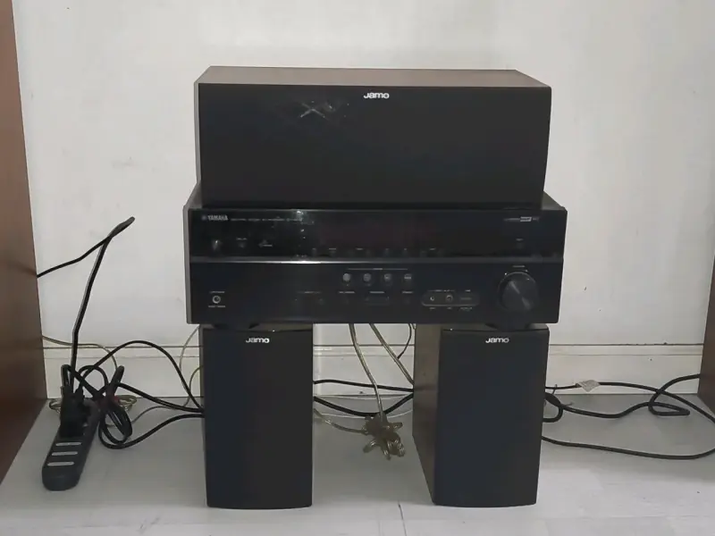 Home Theater Yamaha RX-V473 + Parlantes Jamo | Blu - 2