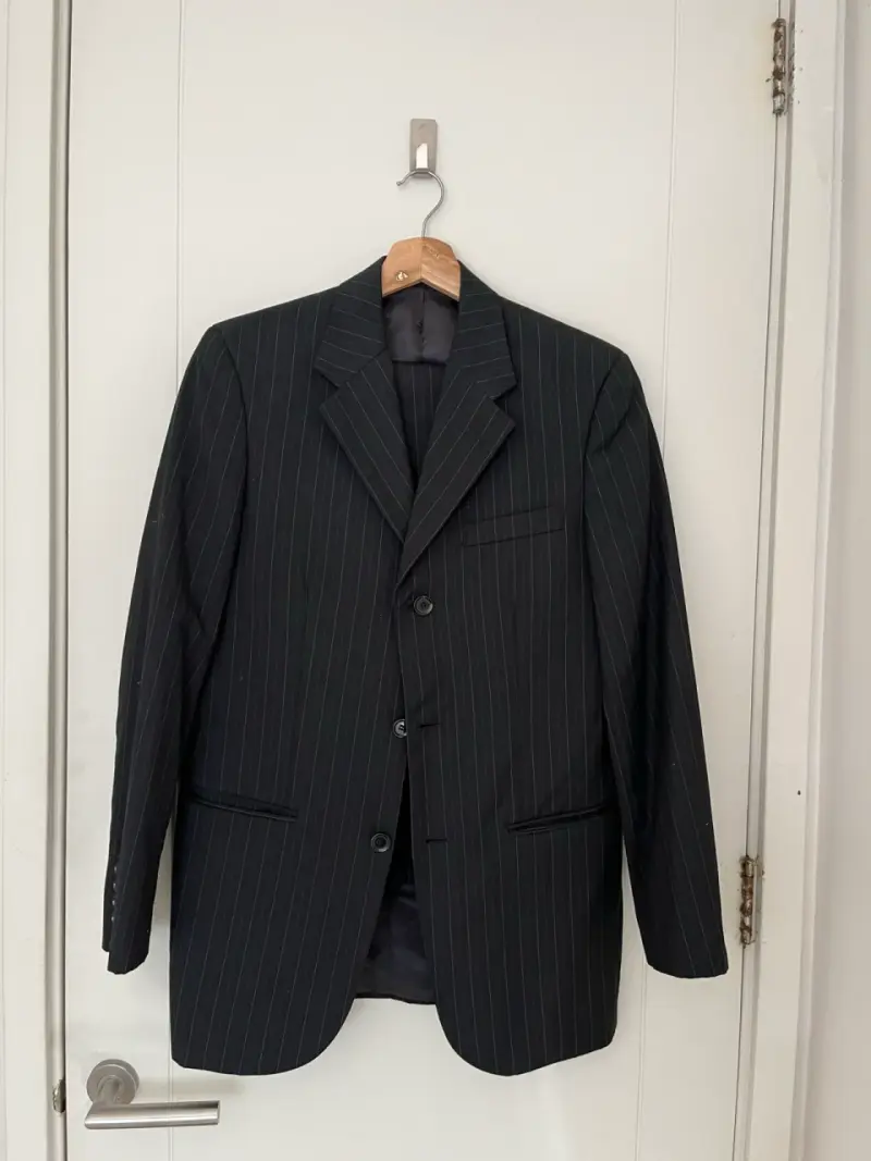 Blazer de rayas negro - 1