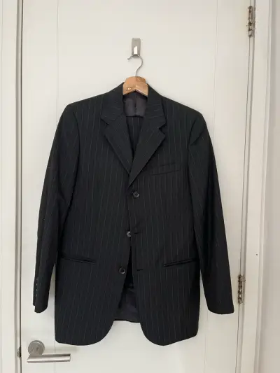 Blazer de rayas negro - miniatura 1