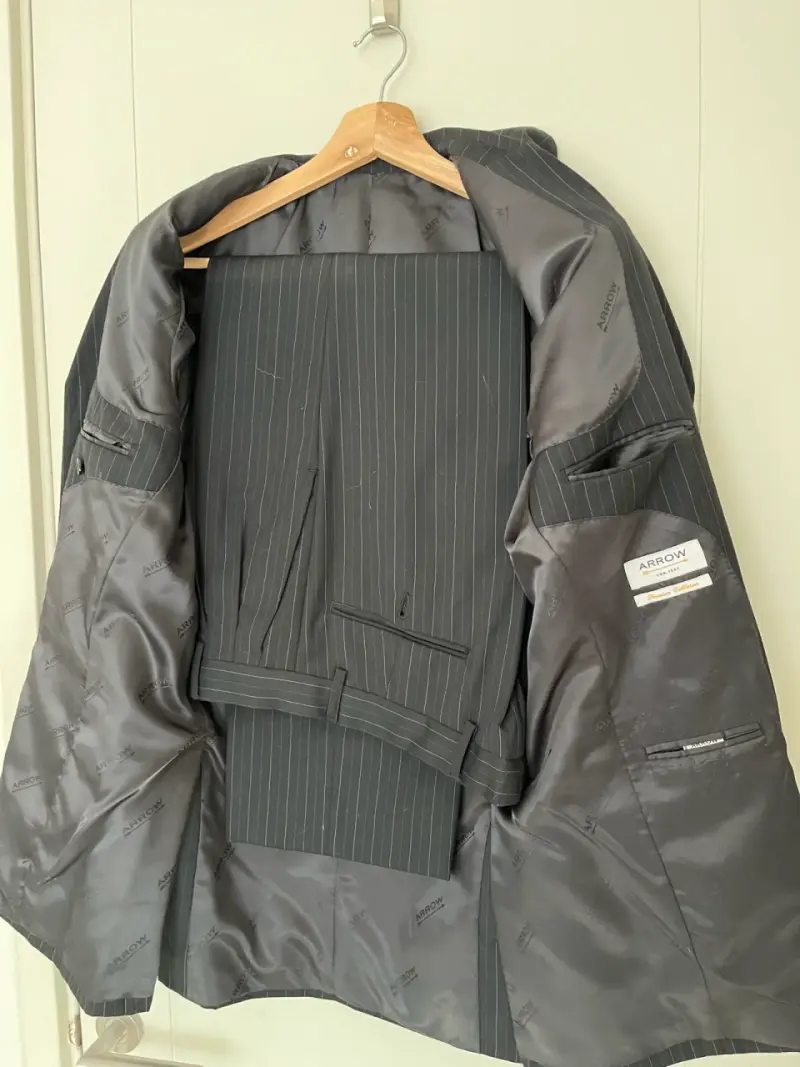 Blazer de rayas negro - 2