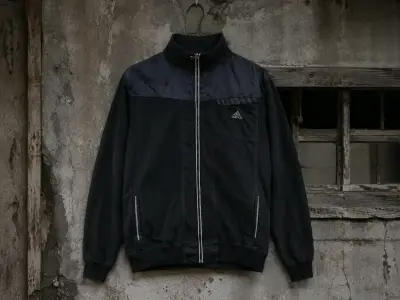 Chaqueta deportiva de hombre, negra, Adidas XL - miniatura 1