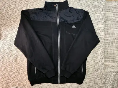 Chaqueta deportiva de hombre, negra, Adidas XL - miniatura 4