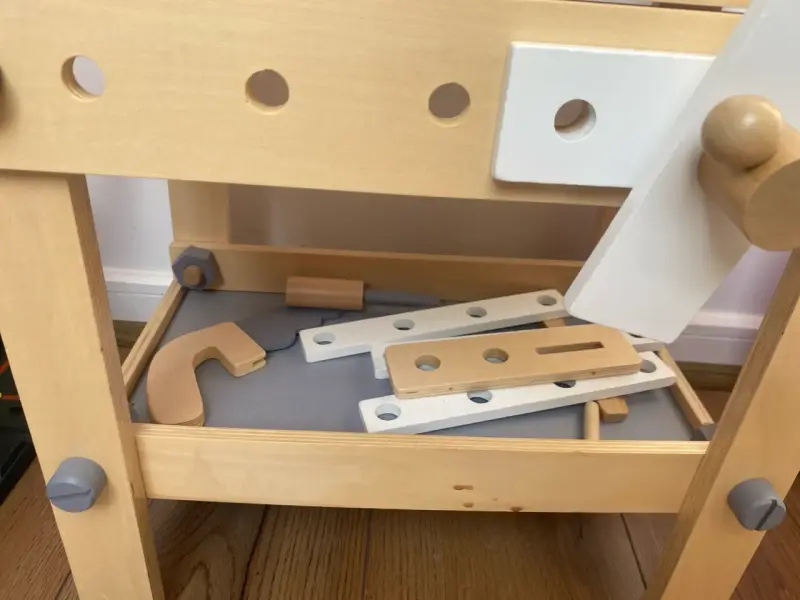 Banco de trabajo infantil de madera - 3