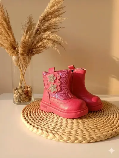 Botas rosadas para niña - miniatura 1