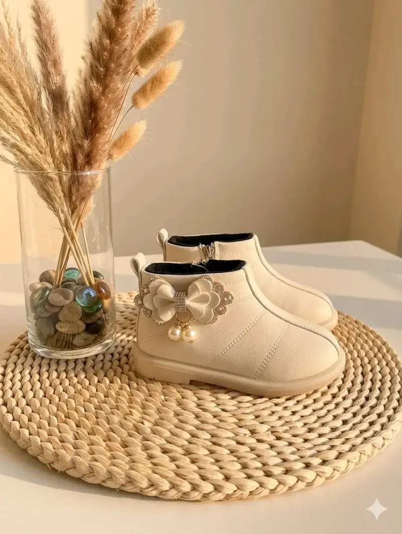Botas rosadas para niña - 3