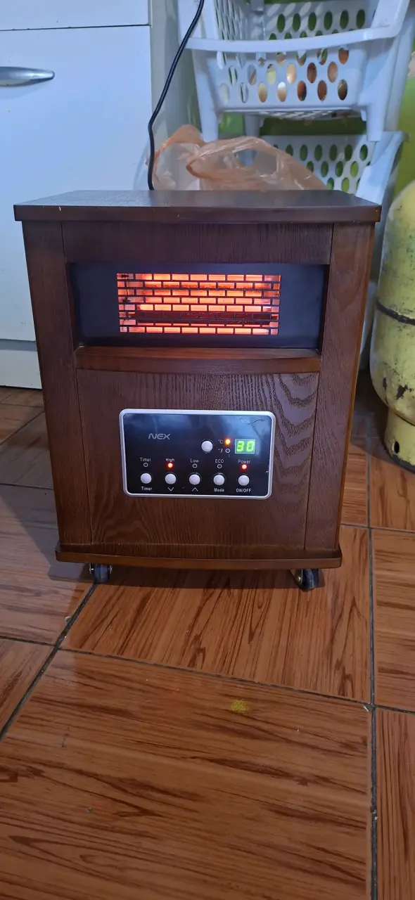 Estufa eléctrica NEX madera - 1