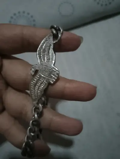 Pulsera de plata con águila - miniatura 2