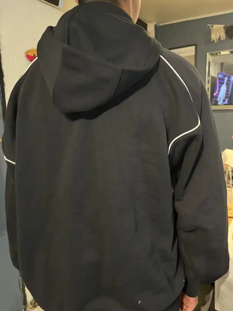 Polerón negro con capucha Nike Air - 2