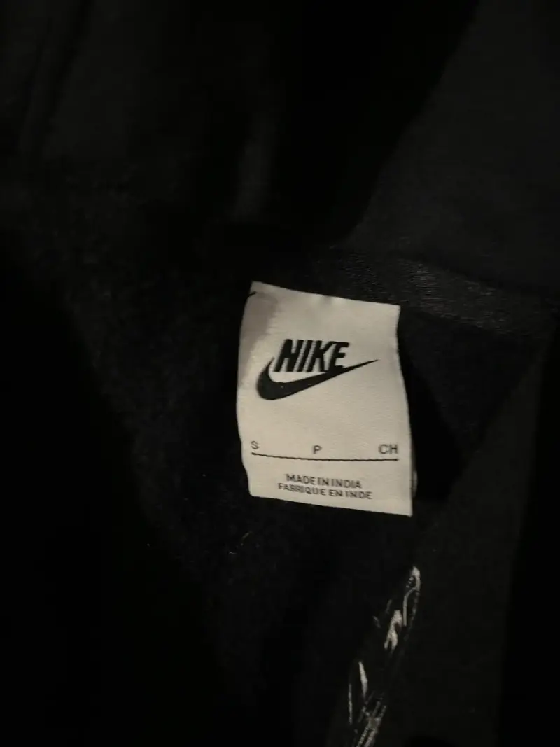 Polerón negro con capucha Nike Air - 3