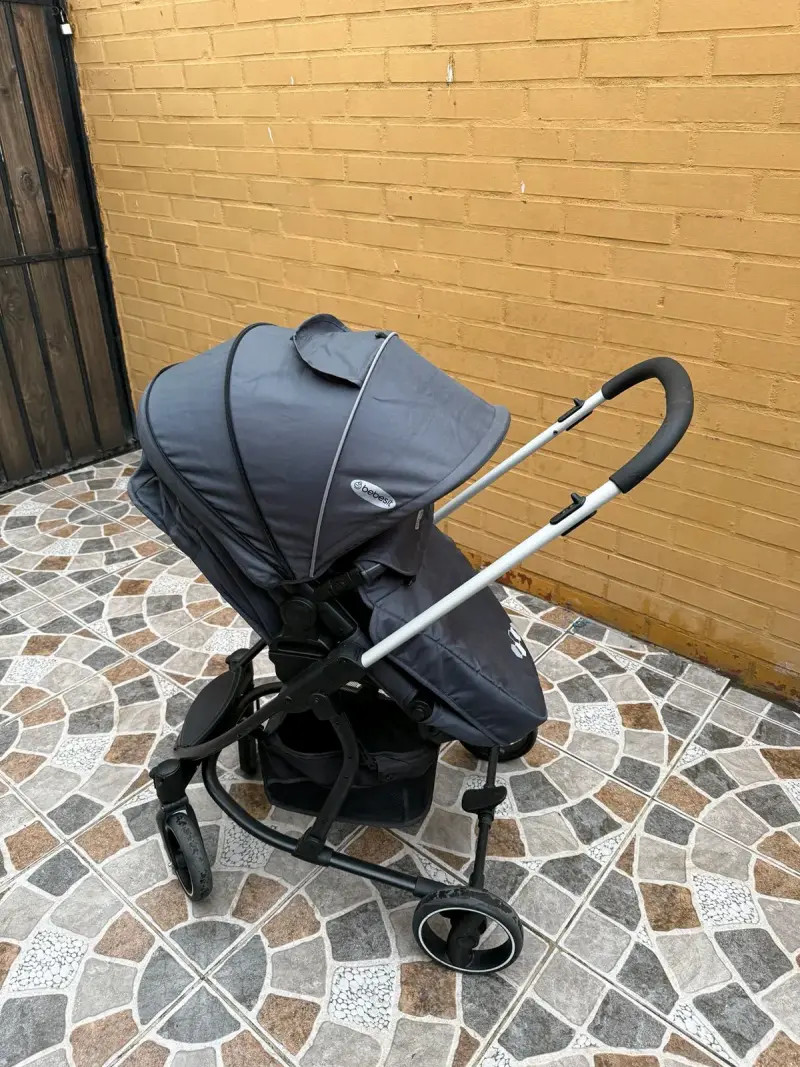 Coche para bebé gris Bebesit - 2