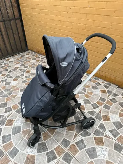 Coche para bebé gris Bebesit - miniatura 5