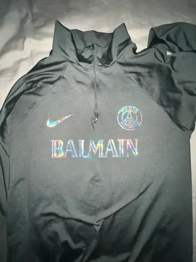 Polerón negro Balmain PSG - miniatura 1