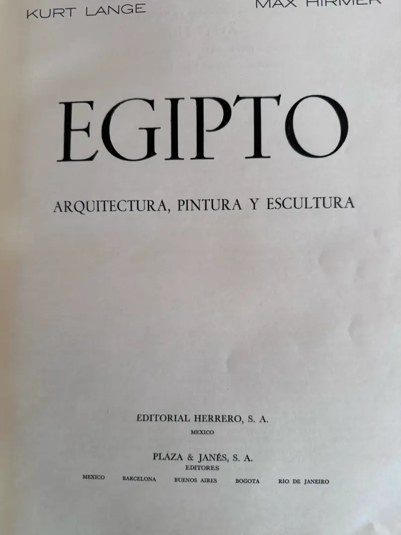 Libro antiguo sobre Egipto - 2