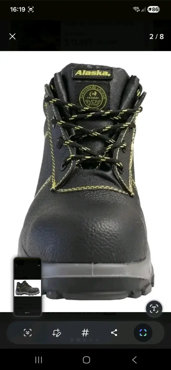 Botas de seguridad Alaska negras - 1