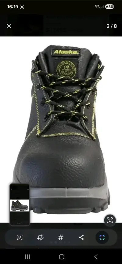 Botas de seguridad Alaska negras - miniatura 1