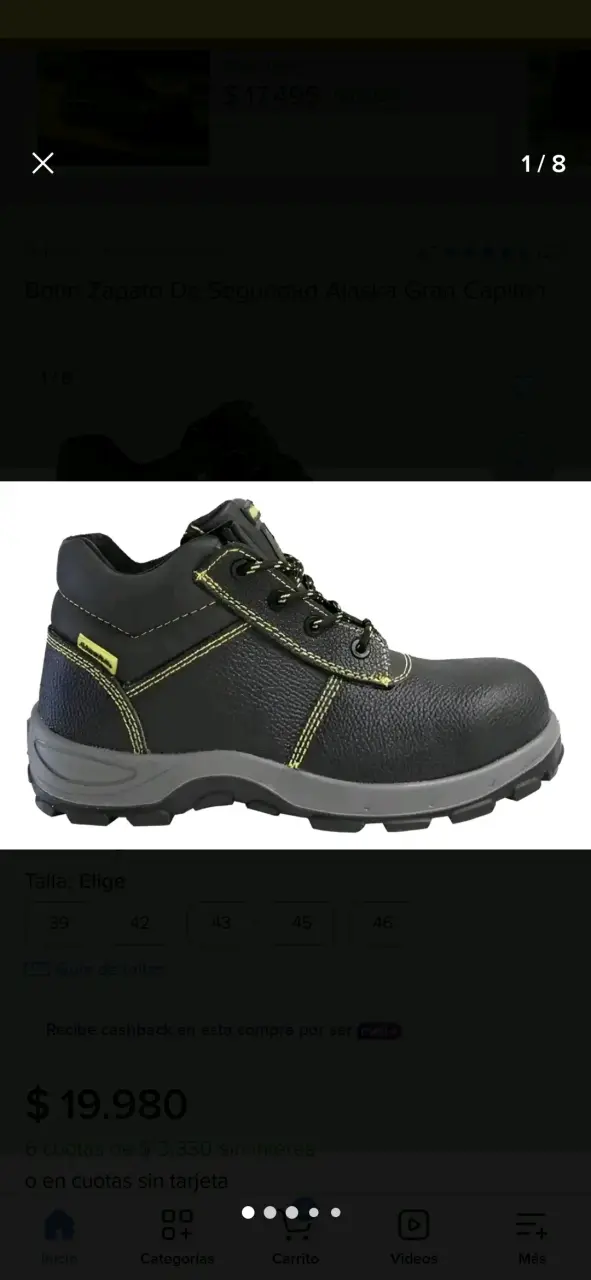 Botas de seguridad Alaska negras - 2