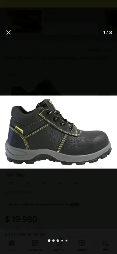 Botas de seguridad Alaska negras - miniatura 2