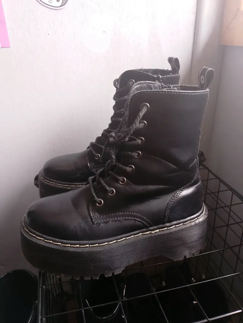 Botas plataforma negras - 3