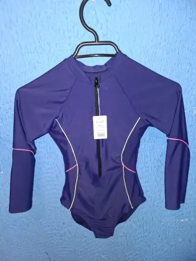 Traje de baño para niña Juvenil manga larga - miniatura 3