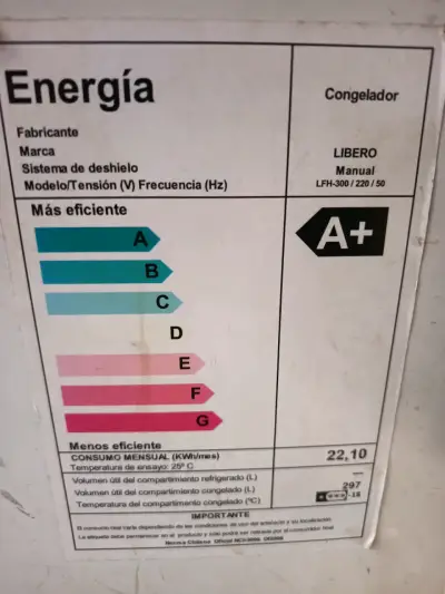 Congelador horizontal blanco - miniatura 3