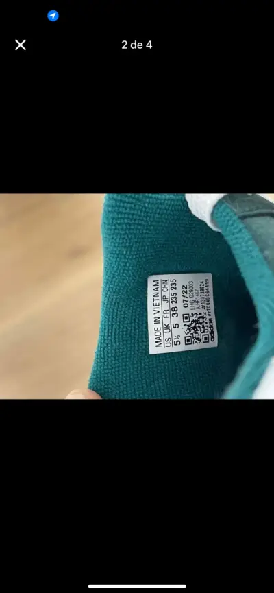 Zapatillas verdes Campus con blanco - miniatura 2