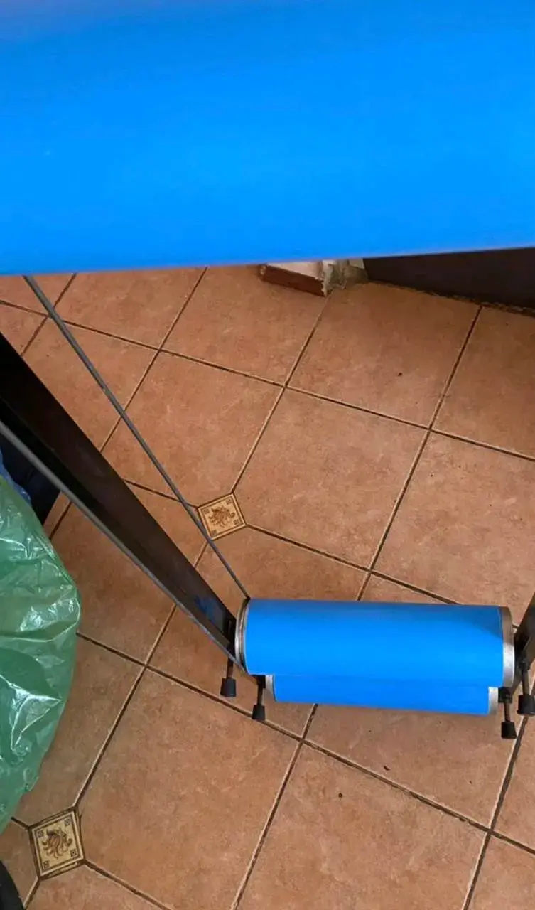 Rodillo para bicicleta azul - 1