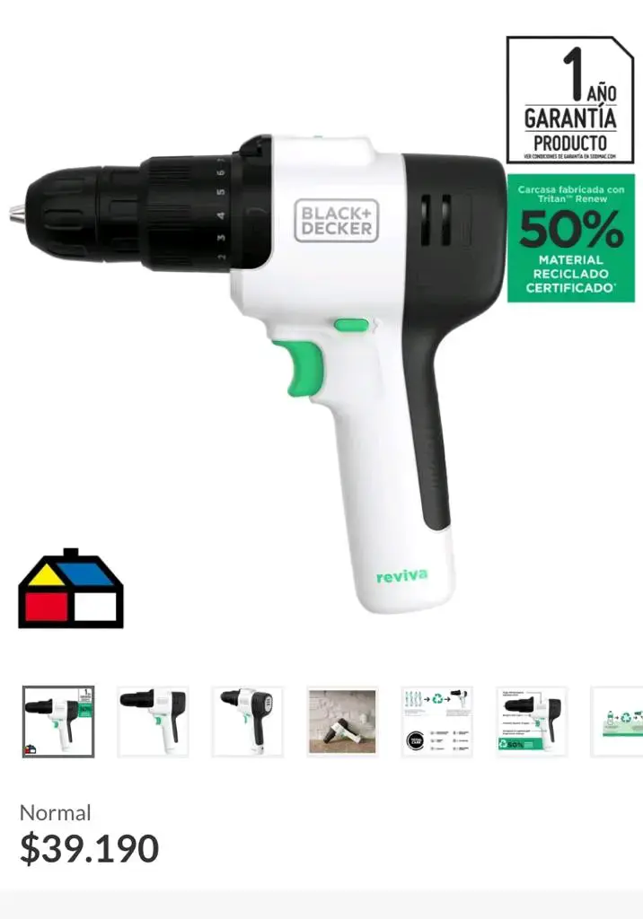 Taladro Atornillador Inalámbrico Black+Decker - 2