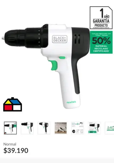 Taladro Atornillador Inalámbrico Black+Decker - miniatura 2
