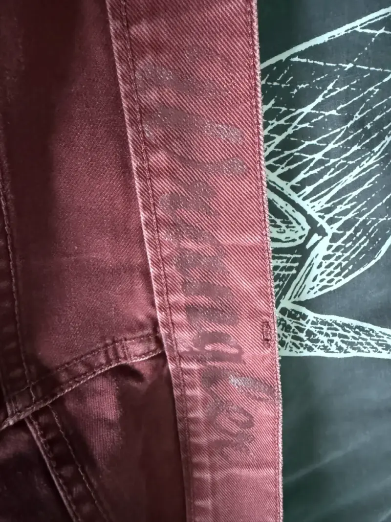 Pantalones burdeos mujer - 2