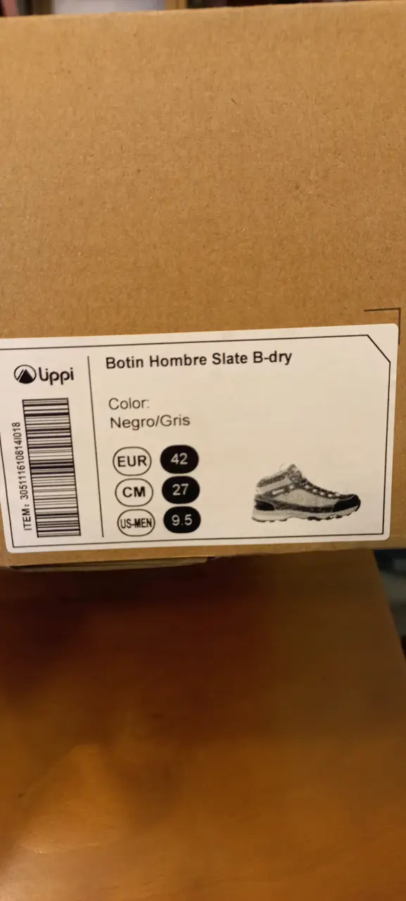 Botines Hombre Negro/Gris - 1