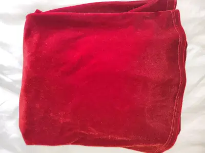 Vestido rojo de terciopelo - miniatura 3