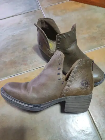 Botines de cuero marrón Panamajack - miniatura 1