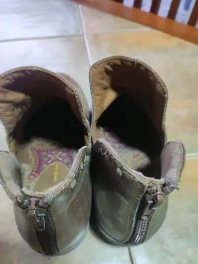 Botines de cuero marrón Panamajack - miniatura 2