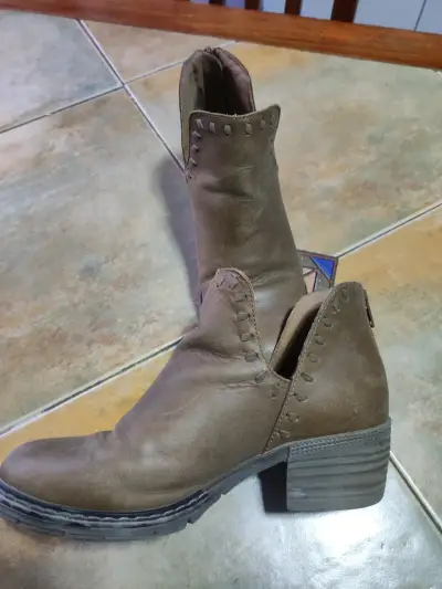 Botines de cuero marrón Panamajack - miniatura 4
