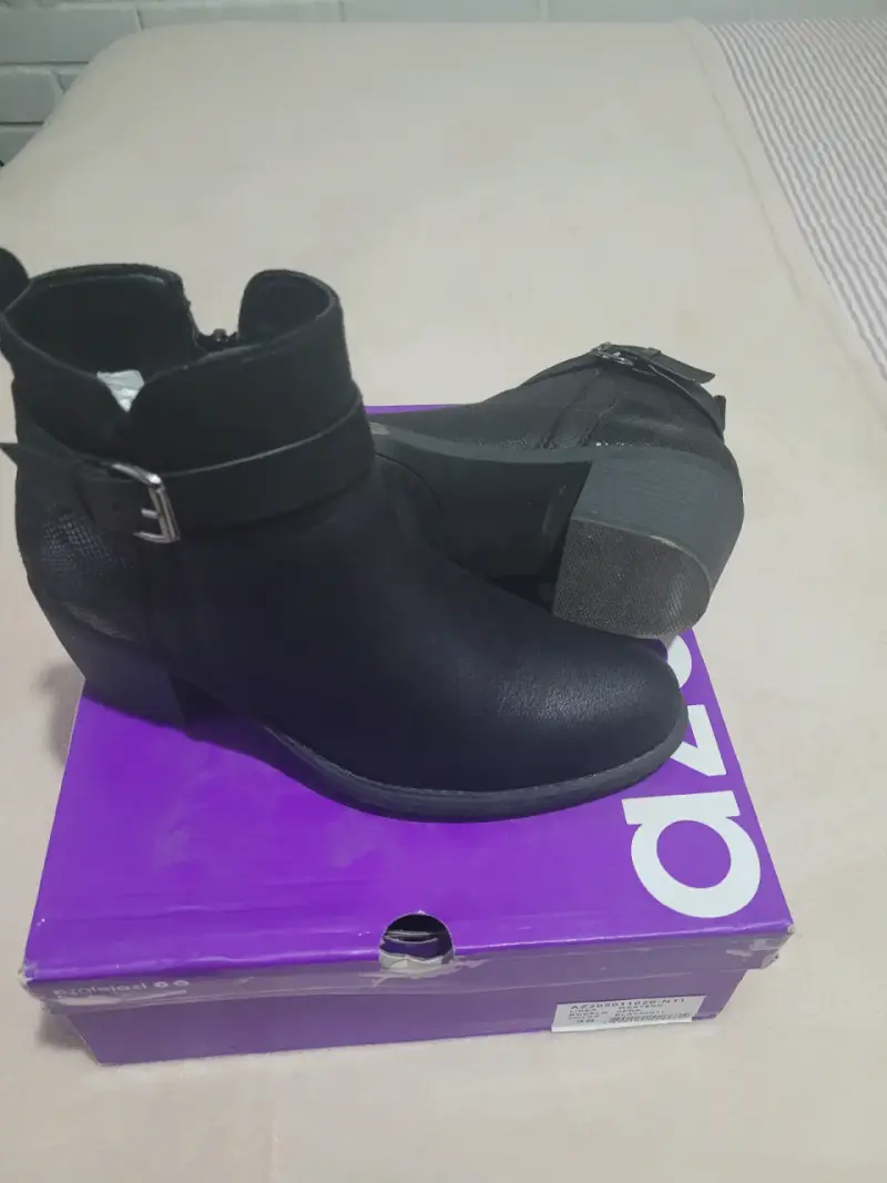 Botines negros Azaleia - 3