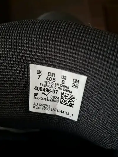 Zapatillas negras deportivas de hombre marca  Puma - miniatura 3