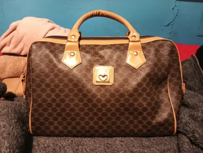 Bolso tipo maleta marrón - miniatura 1