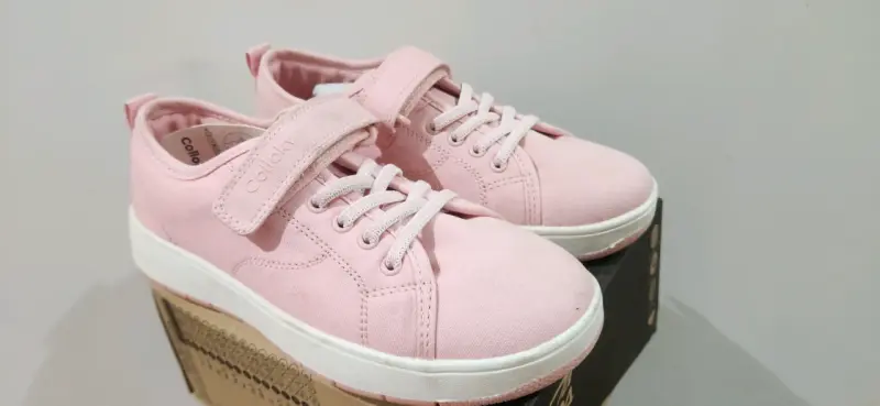 Zapatillas rosadas de niña talla 35 - 2