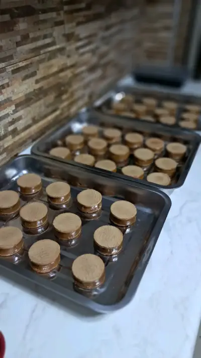 Alfajores caseros de maicena - miniatura 1