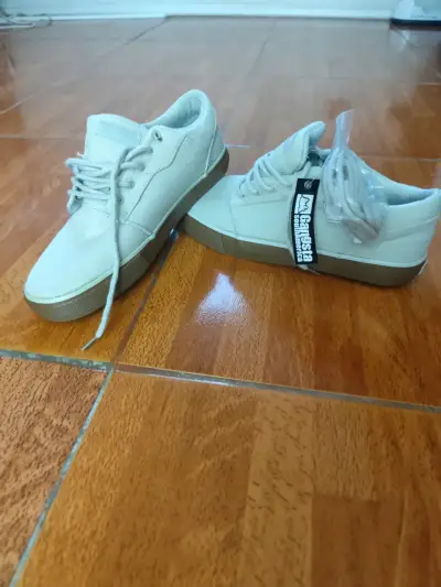 Zapatillas de lona beige - miniatura 2