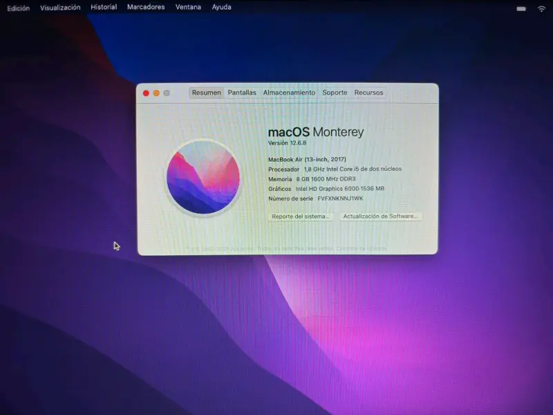 MacBook air 2017 - 2