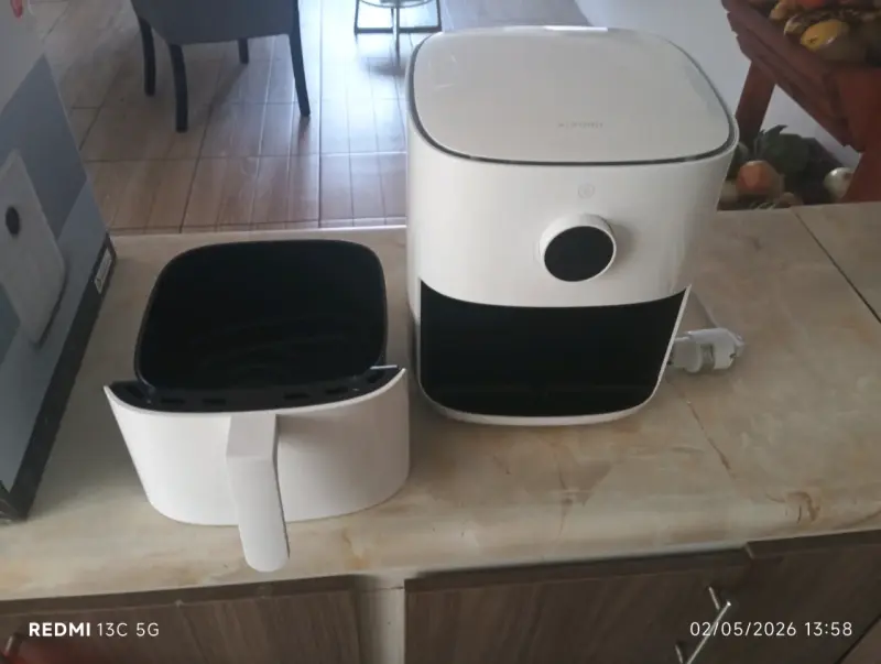 Freidora de aire Xiaomi blanca - 3