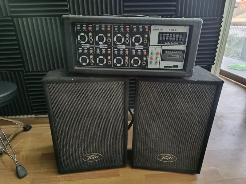Sistema de sonido con mezcladora - 2